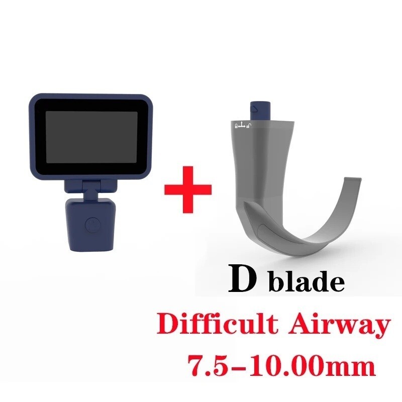 3.5 inch Touch Screen Video Laryngoscope Reusable Sterilizable Blades + suitcase