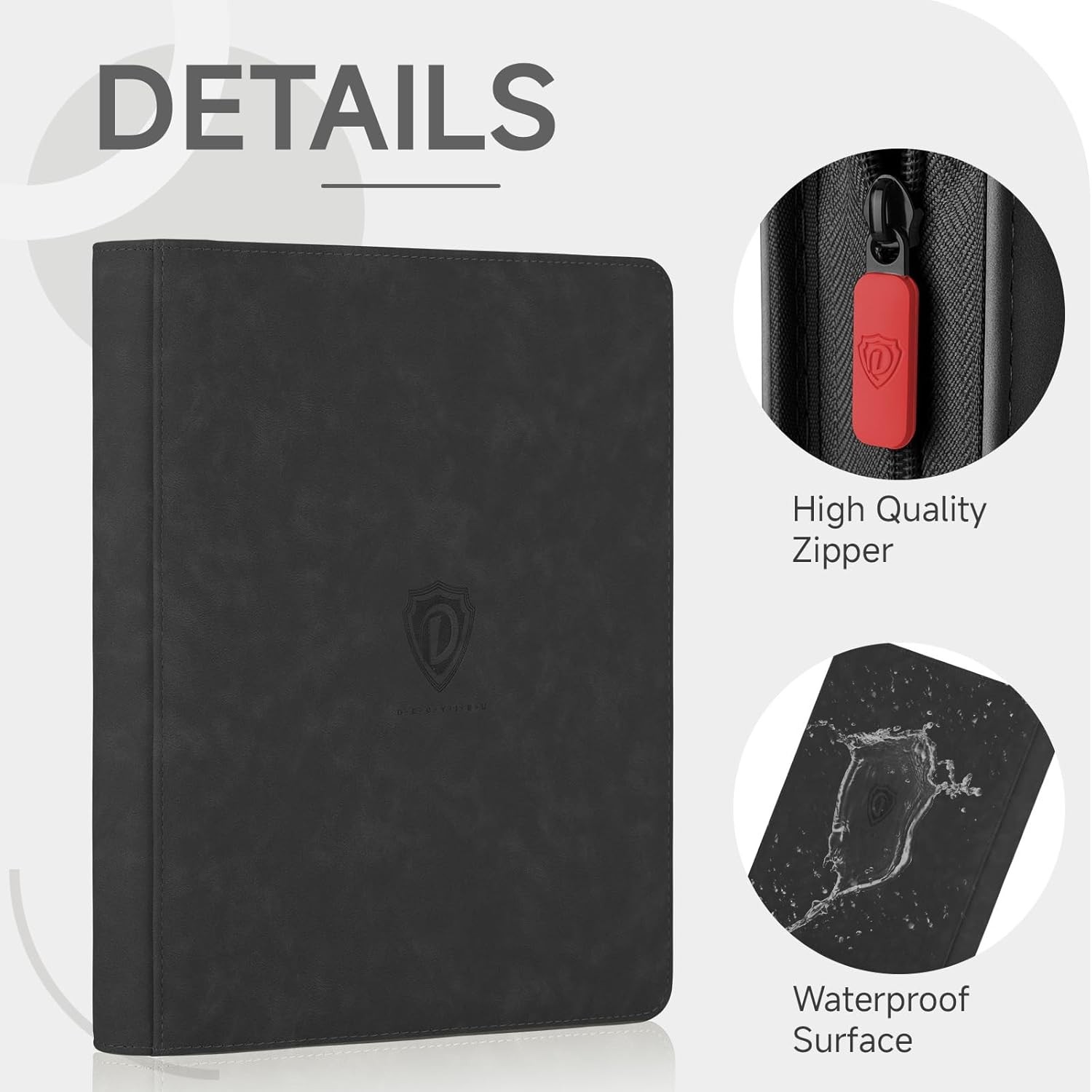 Vault X 9 Pocket Trading Card Zip Binder, 360 Cards, Premium Exo-Tec Album Mater