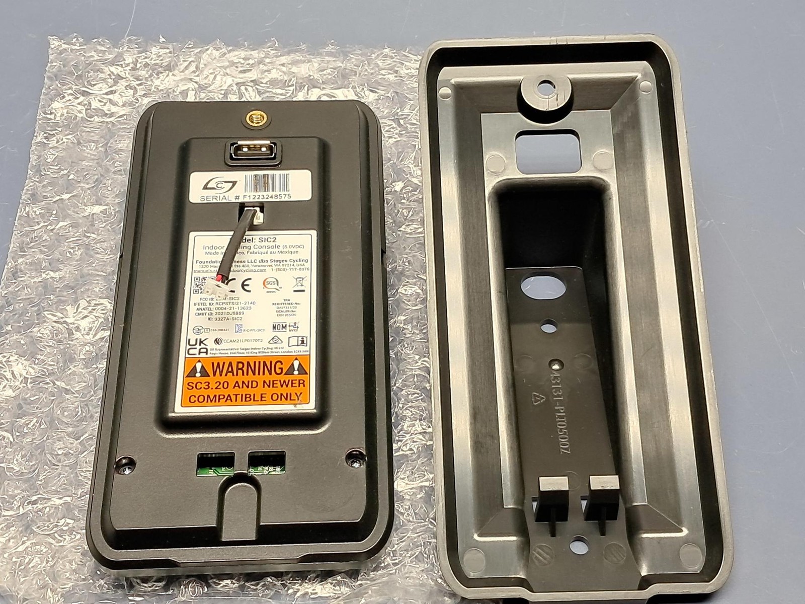 Stages Cycling Stages Bluetooth and Ant+ Console MODEL SIC2 PART# 971-0455 - NEW