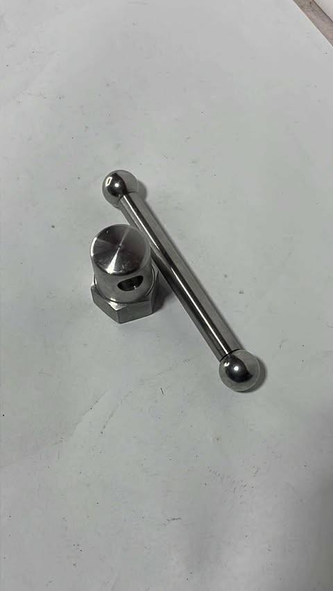 Wilton Style Bench Vise Lock Down Handle Nut Swivel Handle 1/2-13 Stainless
