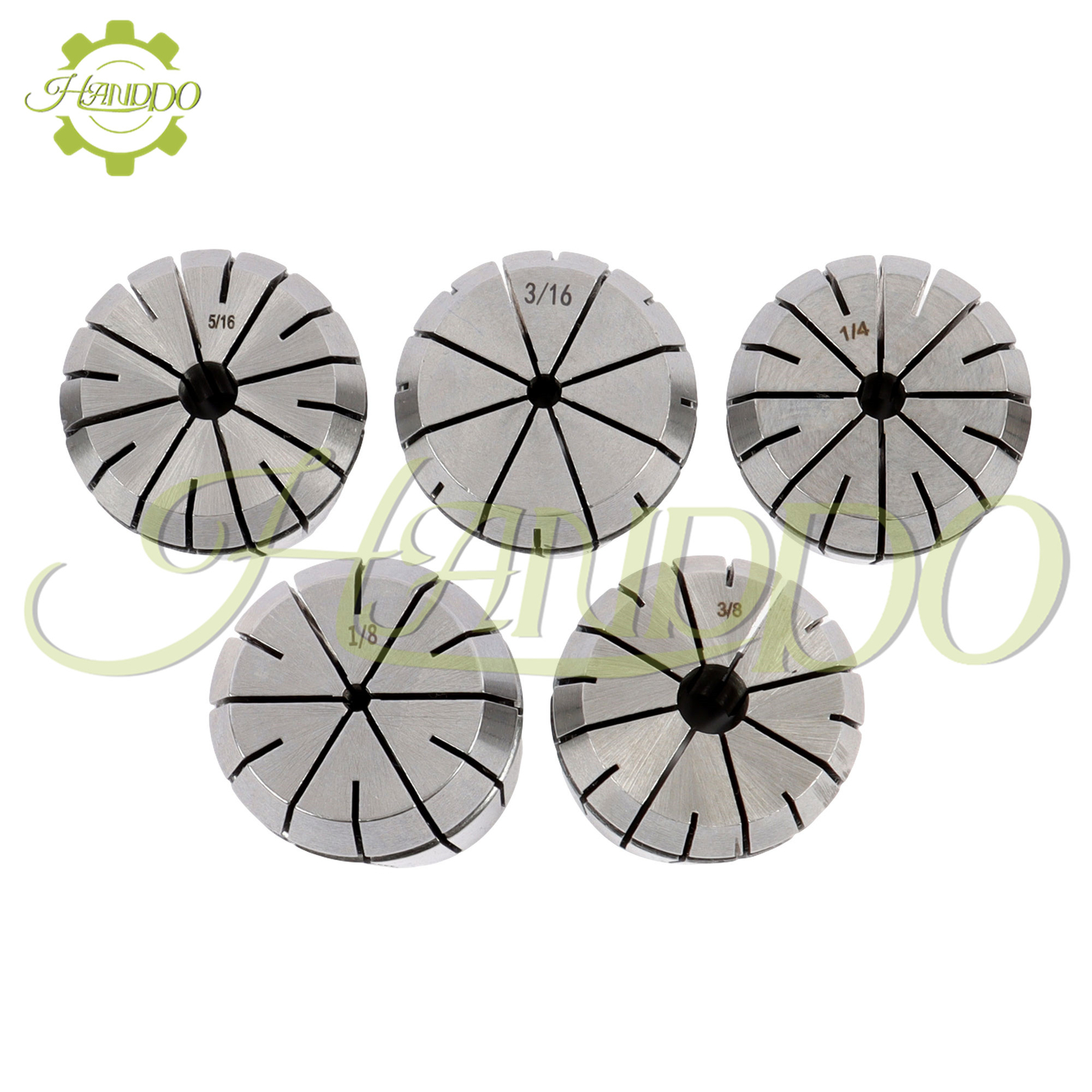 15Pcs ER40 Collet Set R8 Shank Chuck Tools for Milling Machine, lathe, Drilling