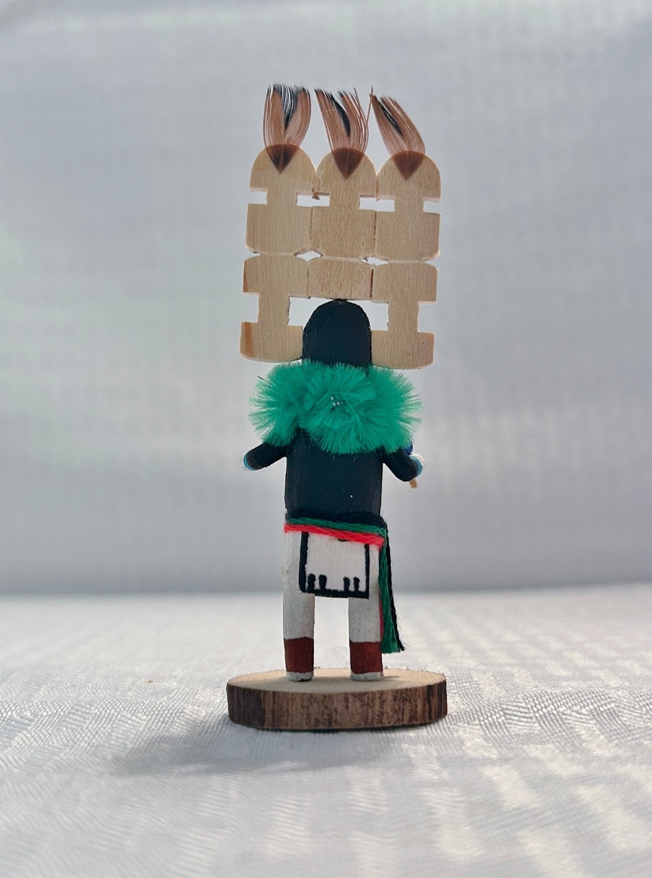 Vintage 4” Kachina Doll | Hopi Hemis | Handcrafted & Signed | Native American