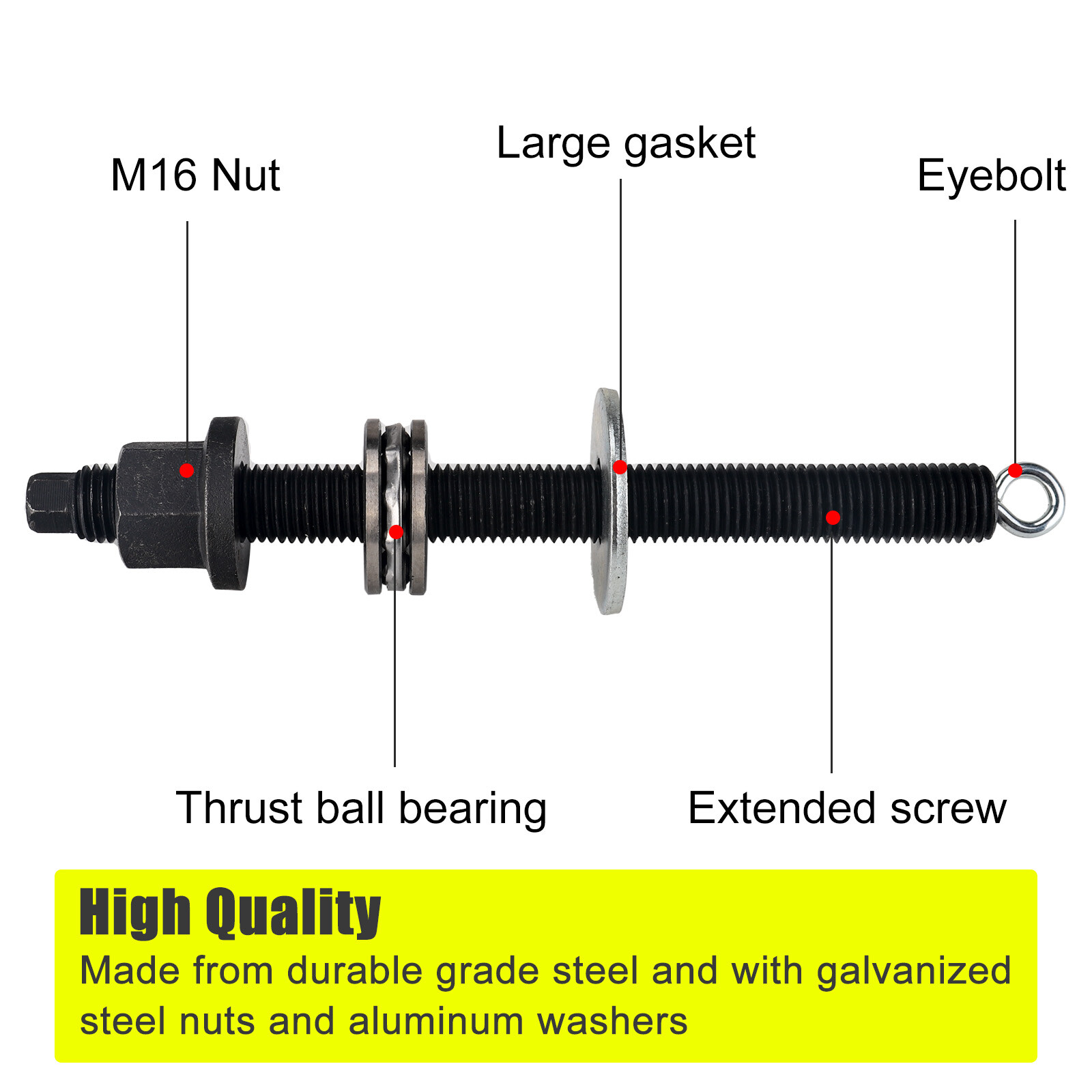 LS Engine Crankshaft Pulley Harmonic Balancer Installer Tool w/ Bearing For GM
