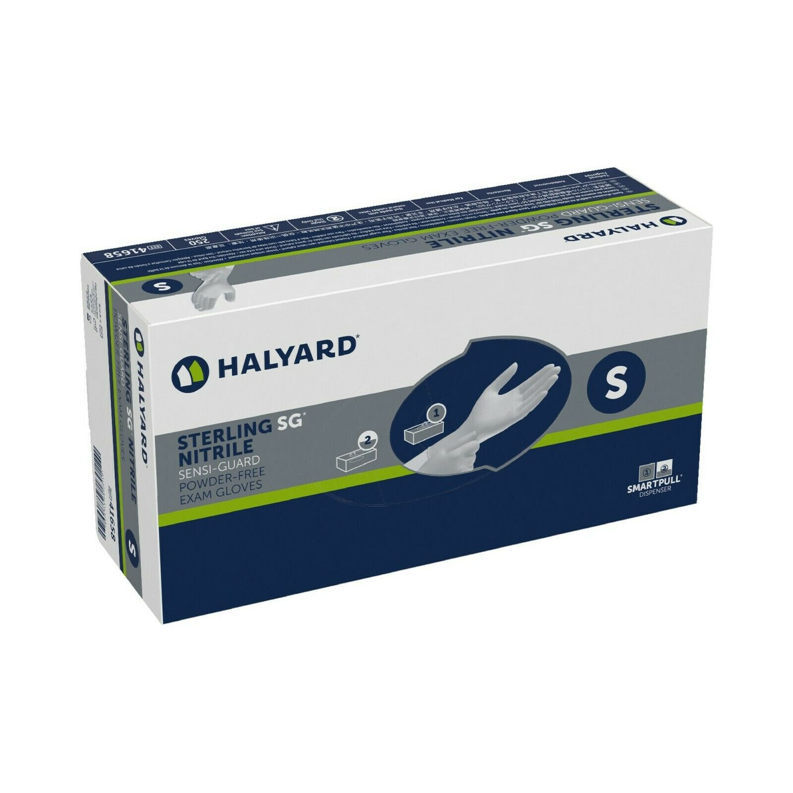 2500 HALYARD NITRILE STERLING SG EXAM GLOVES (1xCASE) (L/M/S powder & latex free