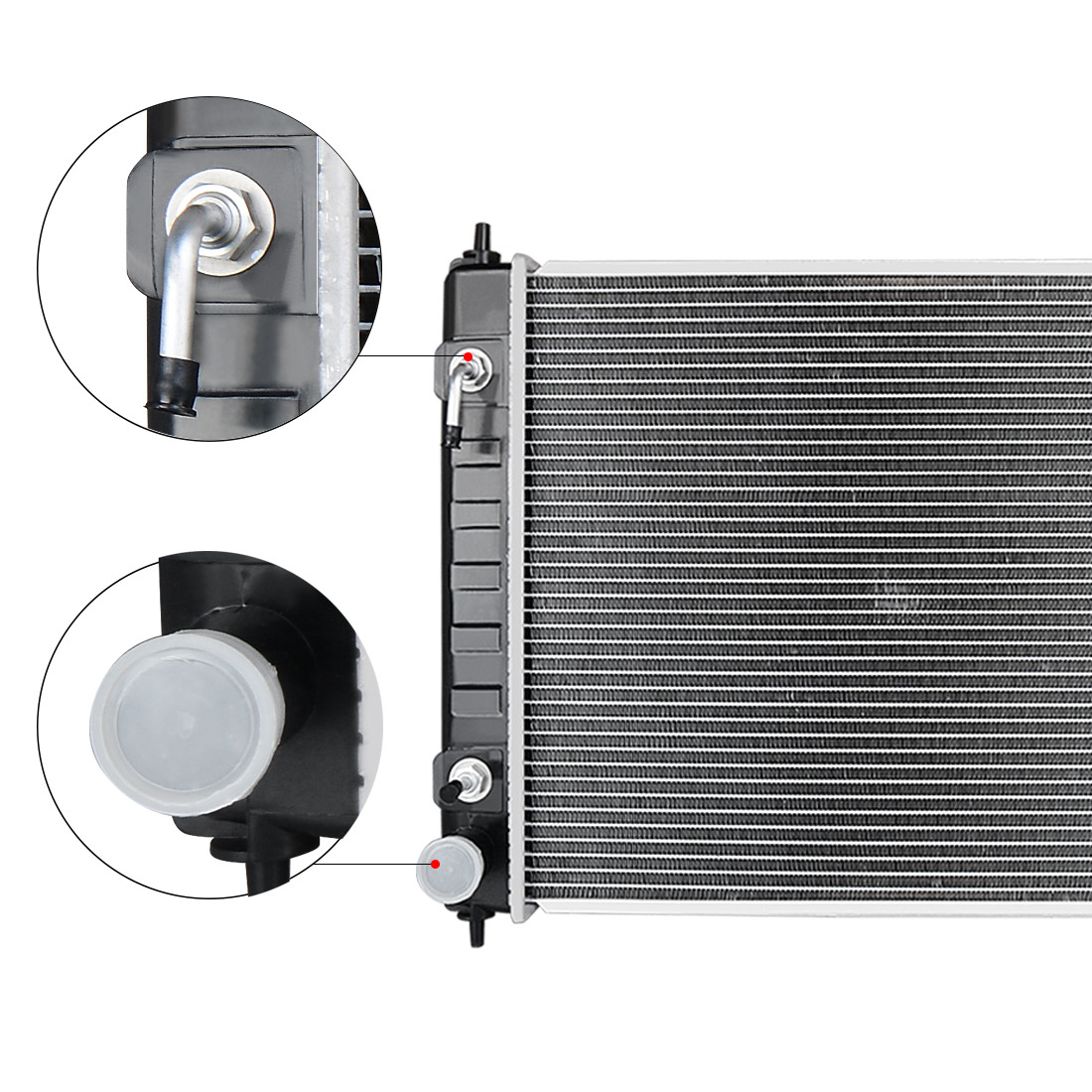 Aluminum Radiator For 2007-2018 Nissan Altima 2009 2010-2019 Maxima 2.5L 3.5L