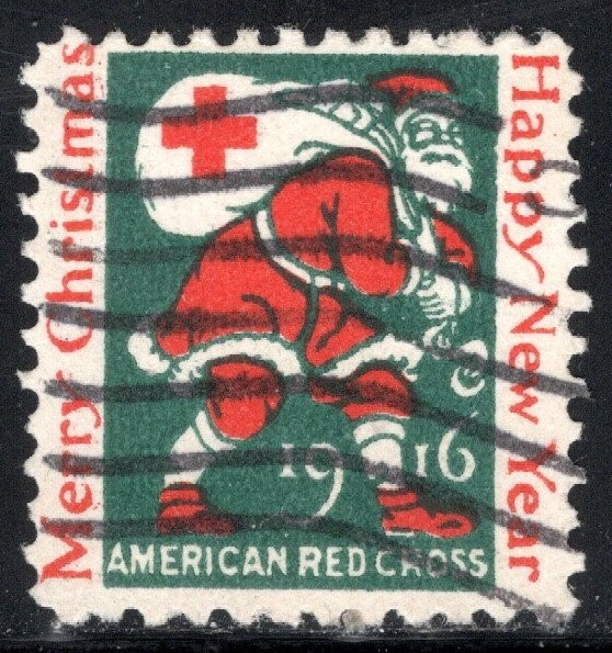US Stamp Scott #WX18, Christmas Seals 1916, Single, Used, (B)