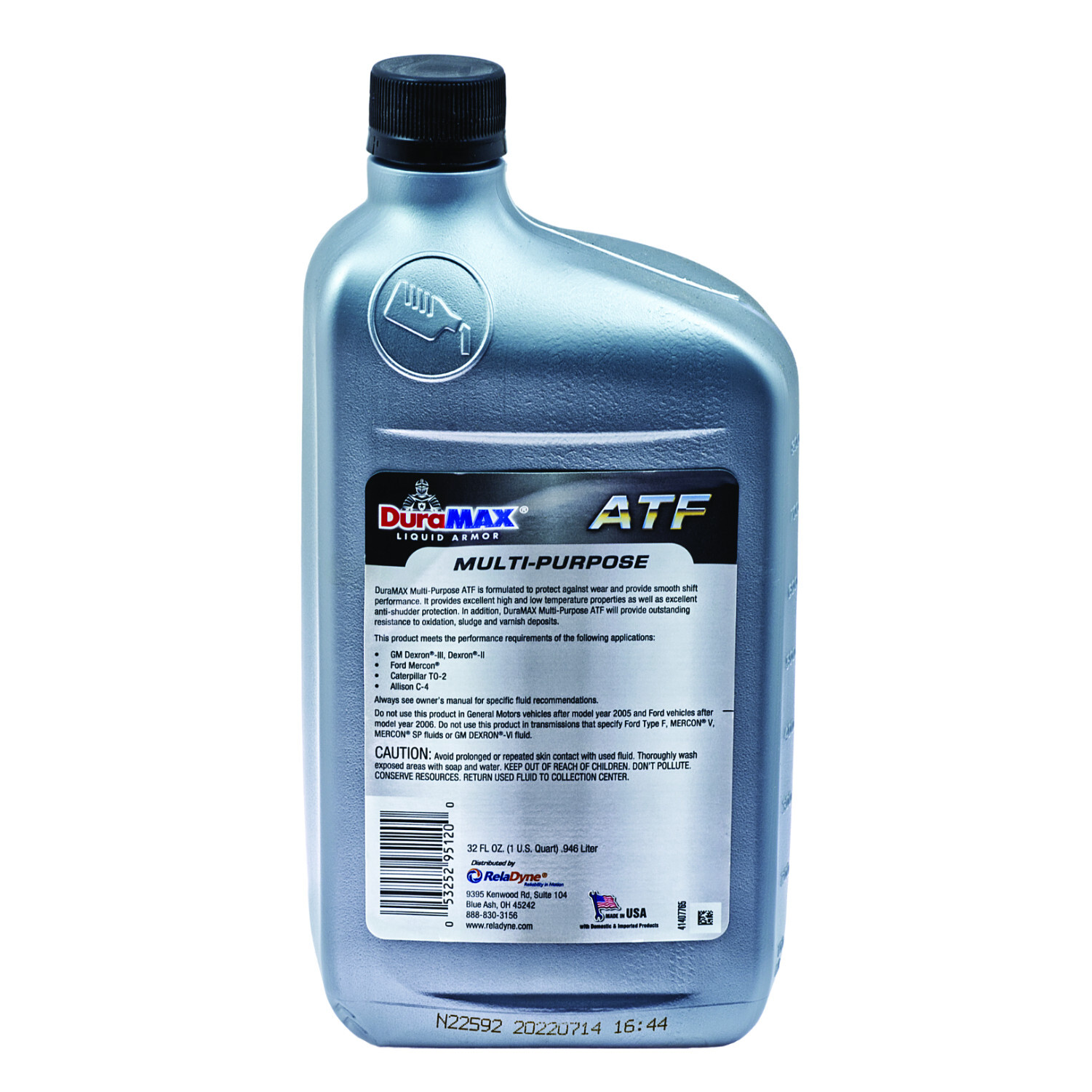 ATF Automatic Transmission Fluid Dexron III Mercon - Conventional - 12 qt