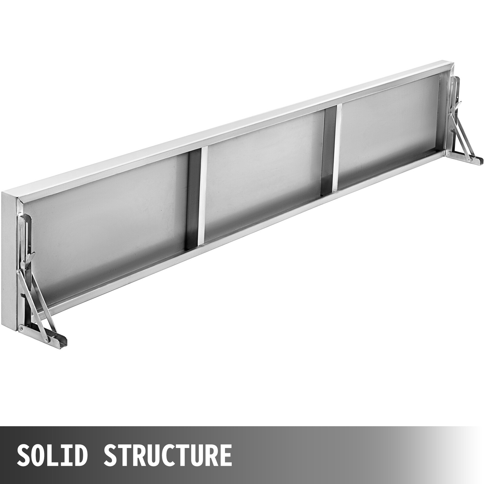 Concession Window Shelf 6ft Stainless Steel 660lbs Load for Food Trailer Window