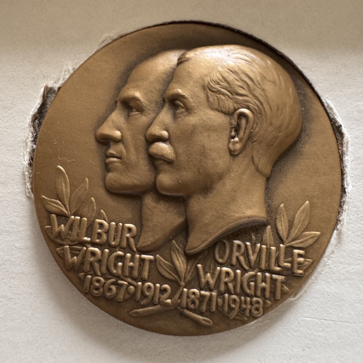 Wright Bros  Great American NYU HOF Bronze Medal Medallic Art Co In Box Rare