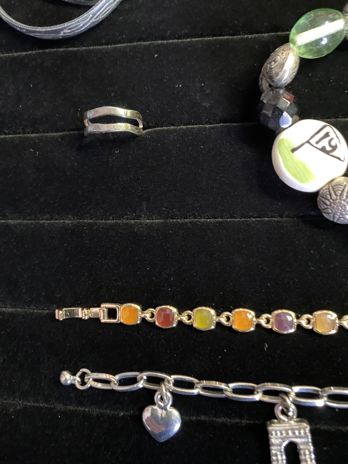 VTG - Modern Jewelry Bracelet Ring Lot Costume Silver And Gold Tone