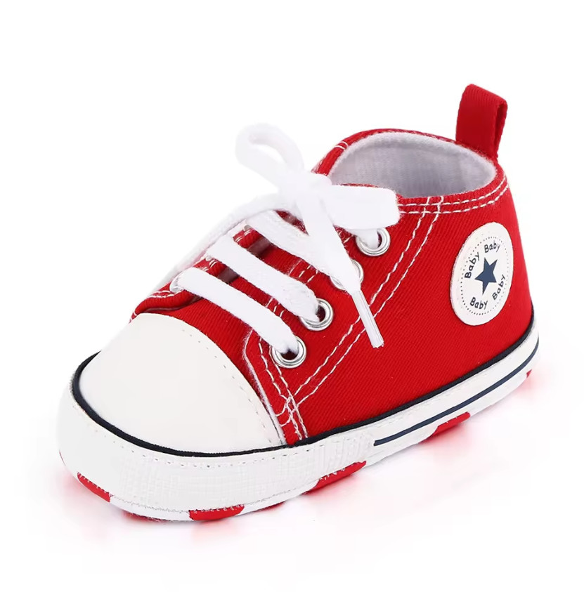 Infant Baby Classic Canvas Shoes Boy Girl Soft Sole Size Fashion Cute