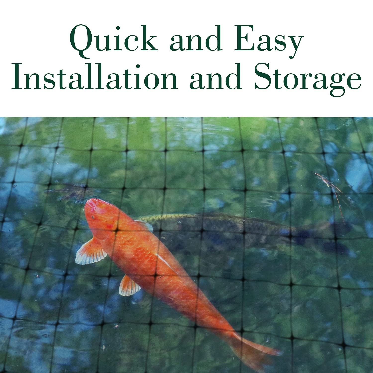 Dalen Pond & Pool Netting – Outdoor Water Garden Cover – Protective