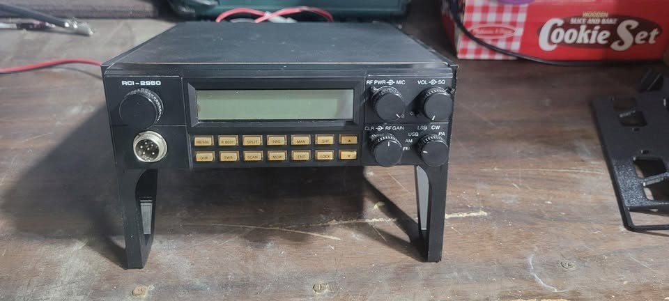 Universal bracket for a mobile cb great if you use your mobile as a base rci2950