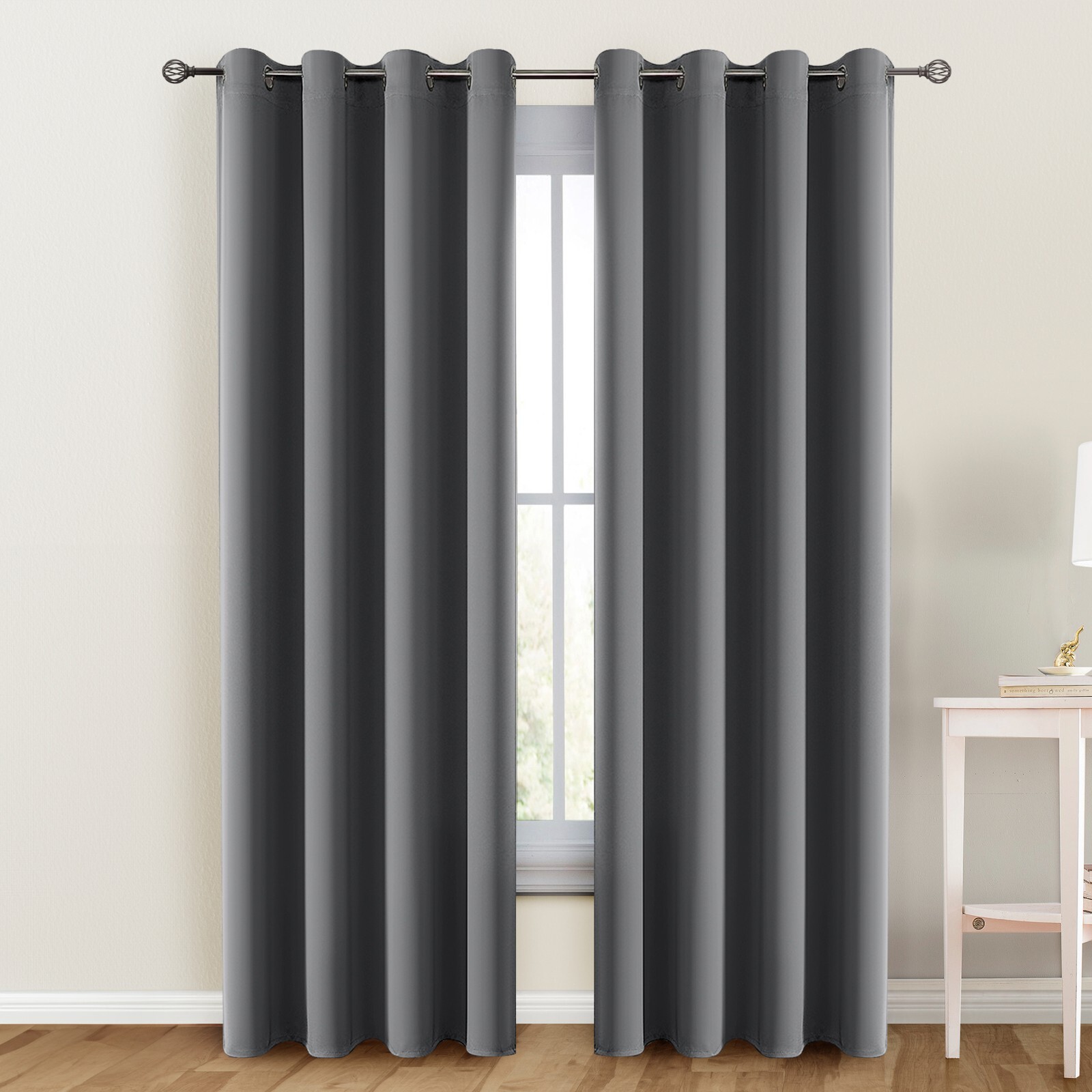 Blackout Curtain Room Darkening Window Curtains Insulated Thermal Grommet Panels
