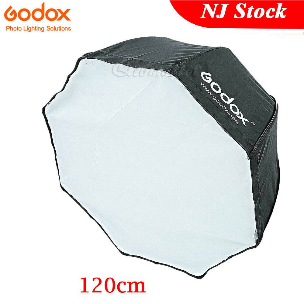 US Godox 47" 120cm Octagon Umbrella Softbox for Studio Camera Flash Speedlite