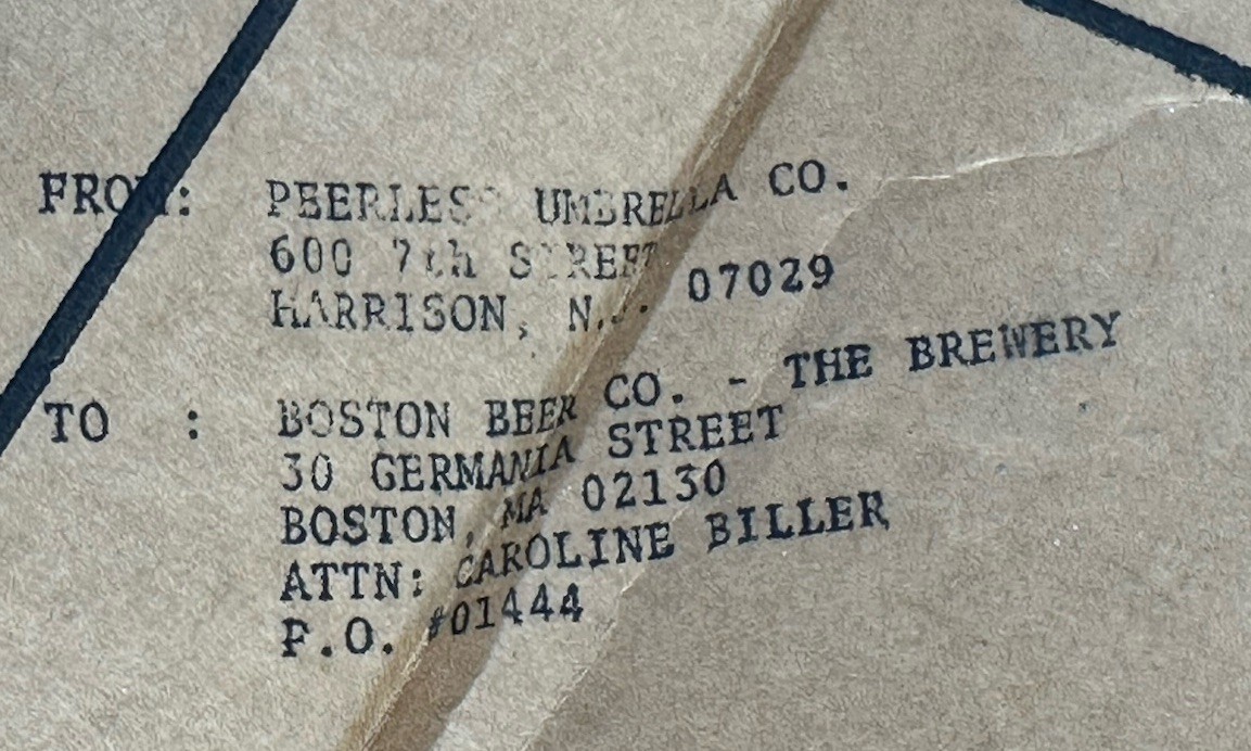 VTG Patio Umbrella Stand Aluminum Terrace Shell USA Shipped To Boston Beer Co