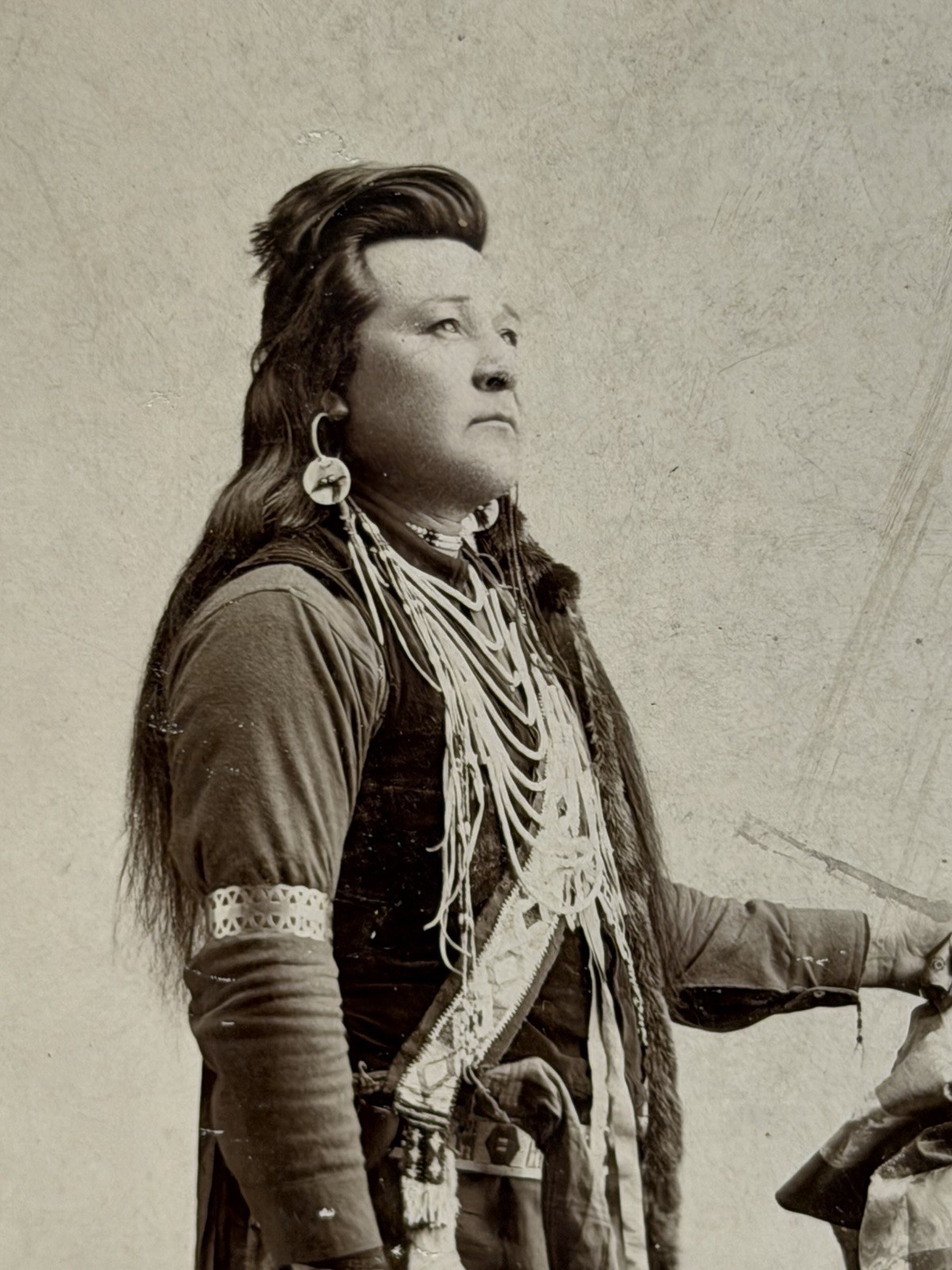 Vintage Native American Indian Photograph of Camanche Leader Quanah Parker