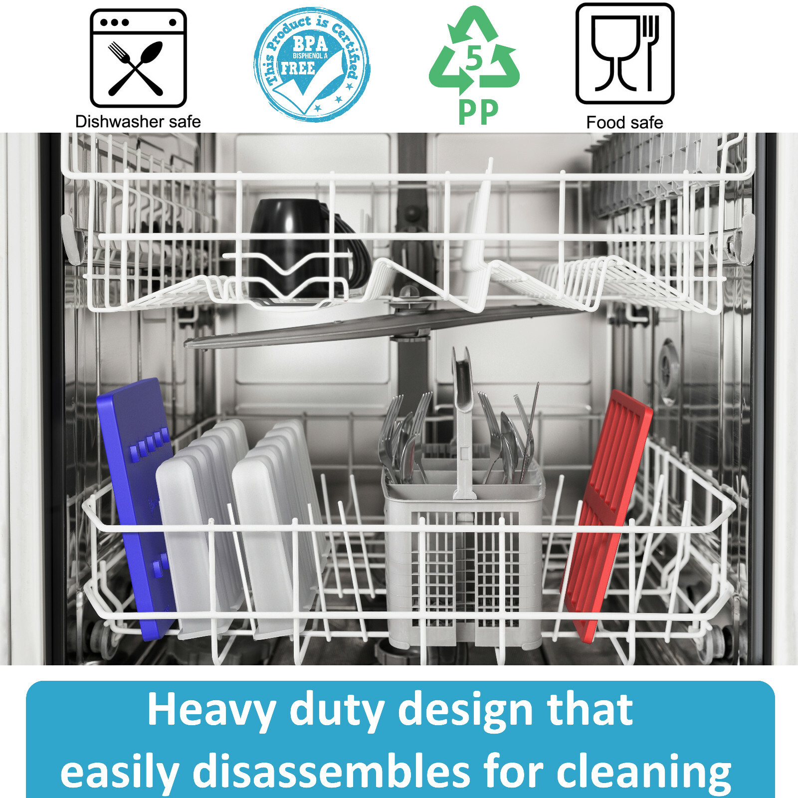 USA BPA FREE Frozen Popsicle Molds, Ice Cream Pop Maker Freezer Tray Fruit Kit