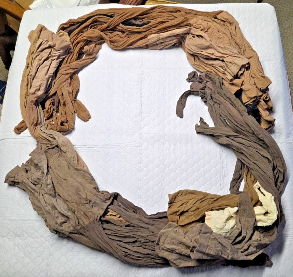 Pantyhose Ladies Women Stockings Gardening Sewing Crafts Unbranded PreOwned