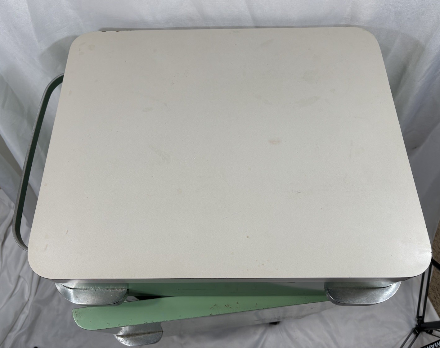 1940s Royal Metal Manufacturing Cabinet Nightstand Norman Bel Geddes Kem Weber