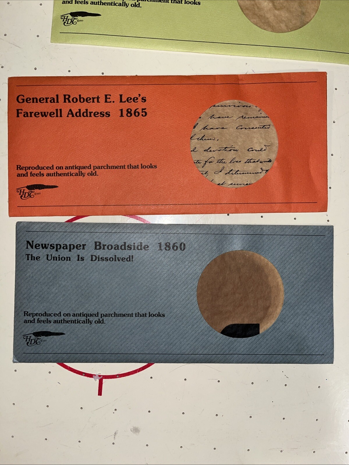 Civil War Battle of Gettysburg Reproduction Authentic Documents & Maps lot Of 8