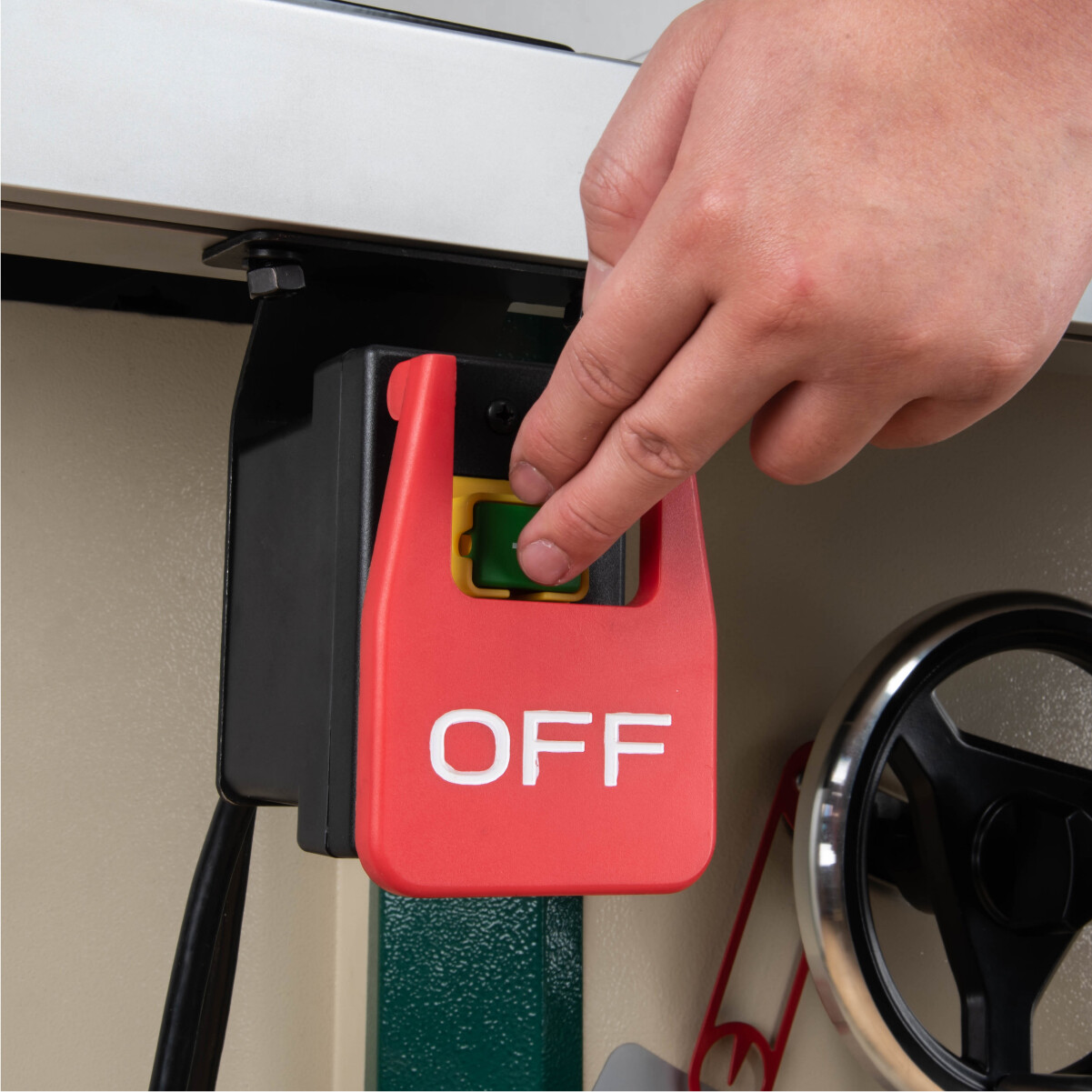 POWERTEC 71054 120V Magnetic Paddle Switch, 1/2 HP, fits Table Saw, Router Table