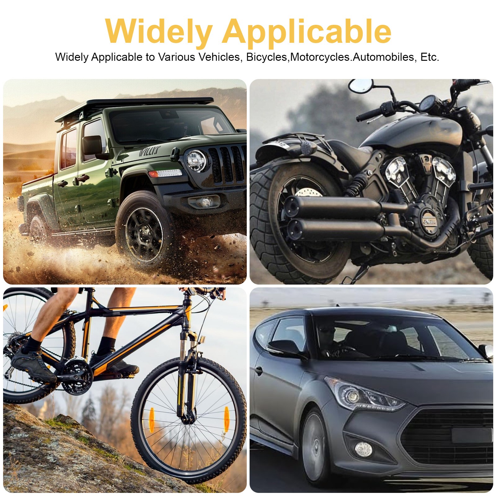 10pcs Brass Open Flow Tire Air Chuck Locking Quick Connect Inflator Hose Adapter