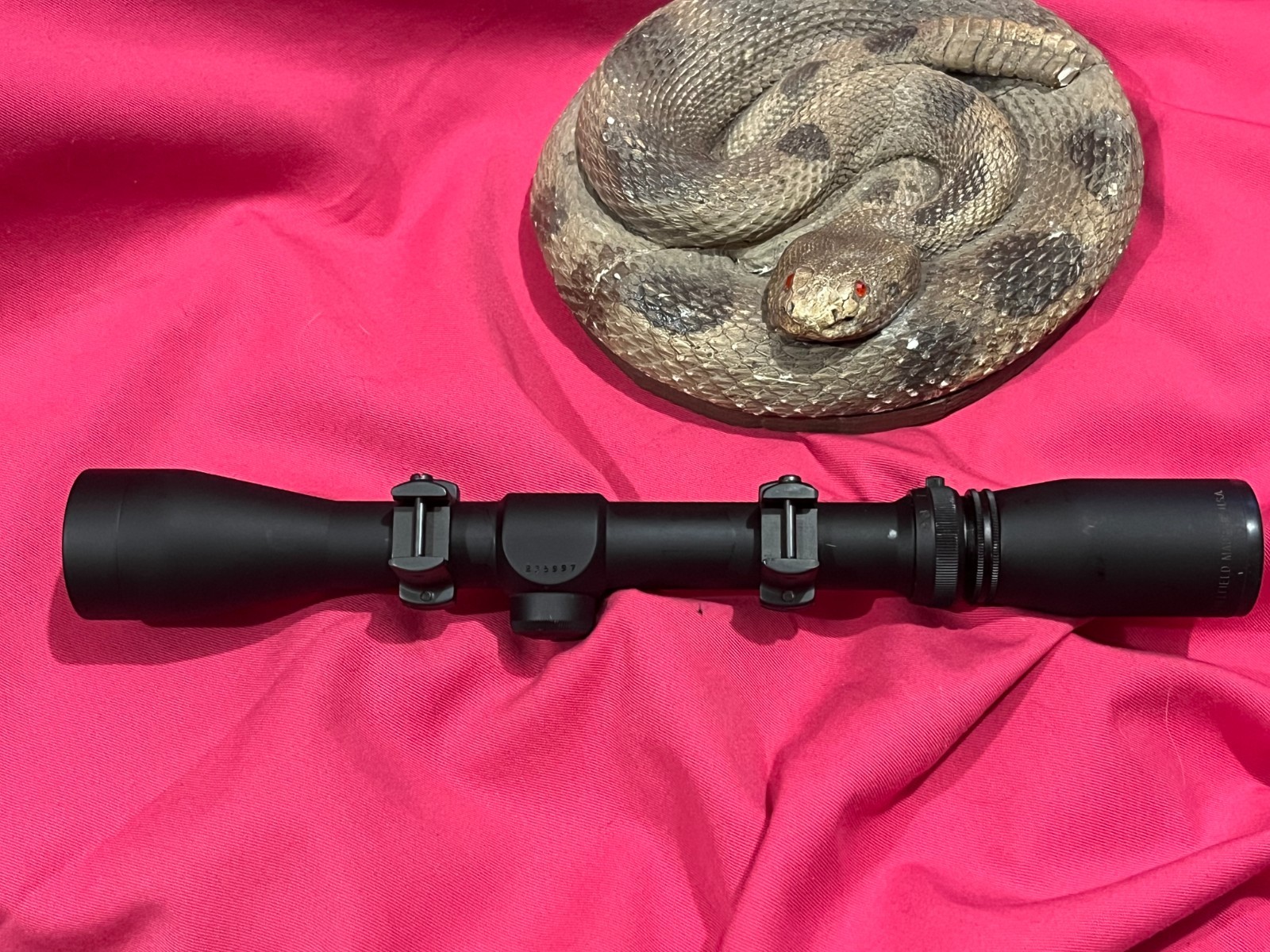 beautiful original BURRIS 3X-9X FULLFIELD scope & Zee Rings circa 1988