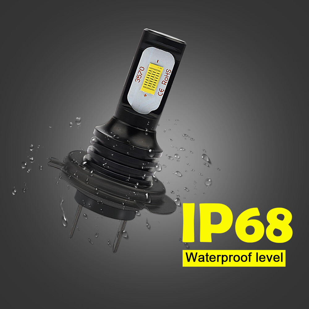 2PC H7 LED Headlight Bulbs For Yamaha YZF-R6 2003-15 YZF-R1 2006-16 Bright 6000K