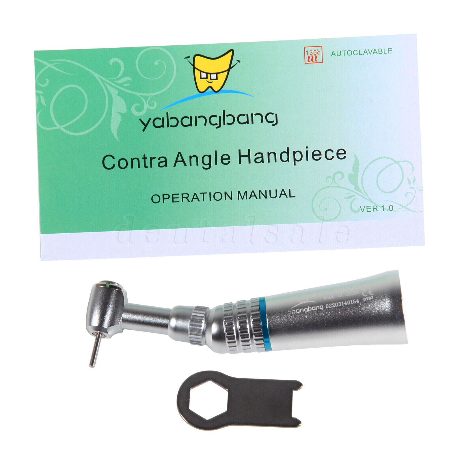 Dental Slow Speed Push Button Contra Angle Handpiece For NSK 1.6mm Friction Grip