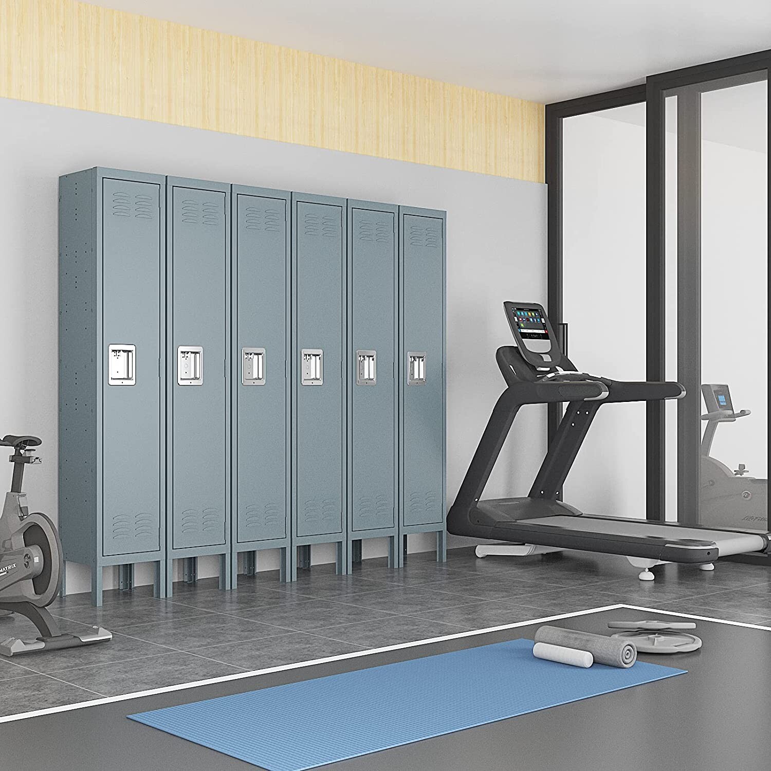 Steel Storage Locker Metal Cabinet for Office School Gym