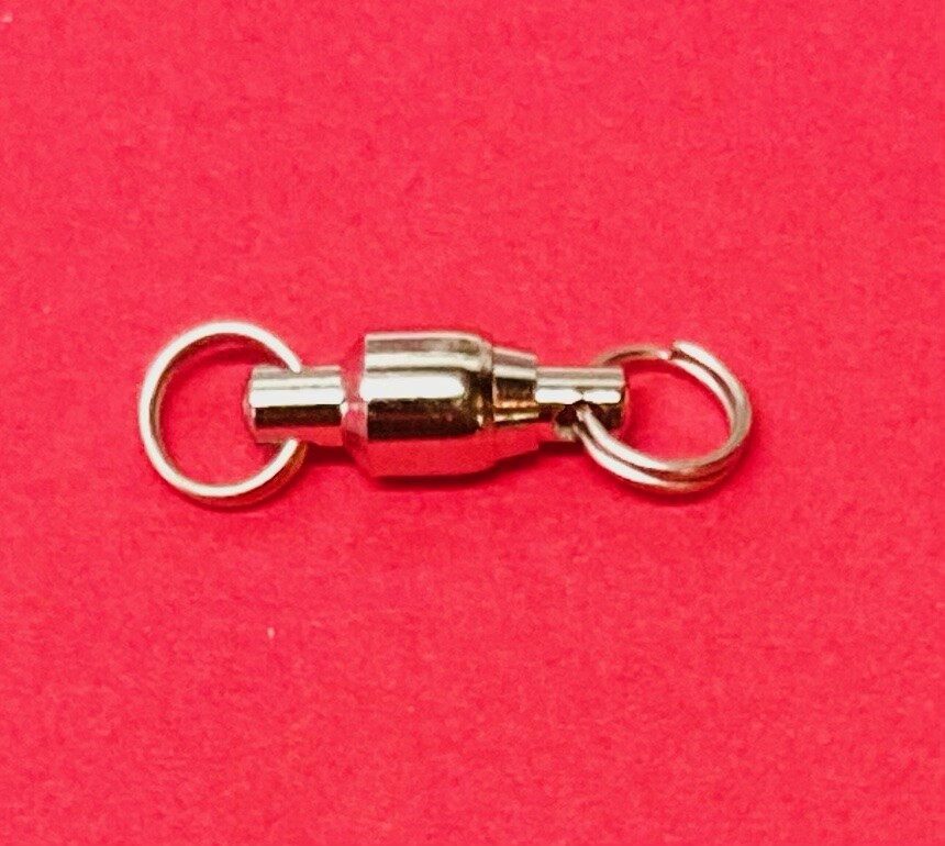 Ball Bearing Swivel with Split Rings - Sizes #0 thru #4