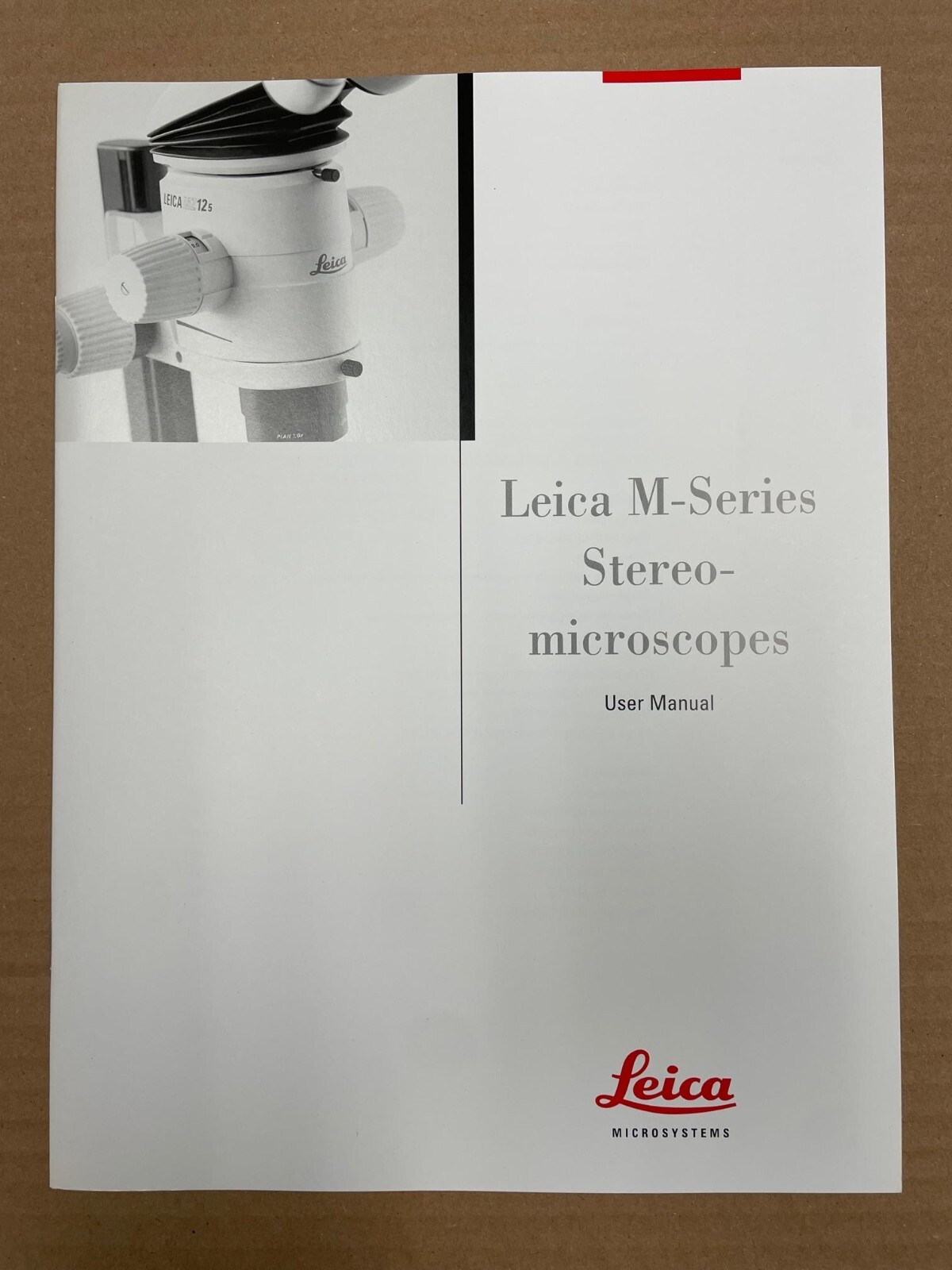 Leica M Series Stereo Microscope Instruction Operating User Manual MZ12 MZ9 MZ6