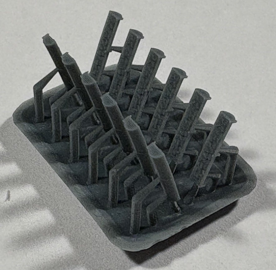 1/350 US Navy Floater Net Baskets X 12 3D Printed
