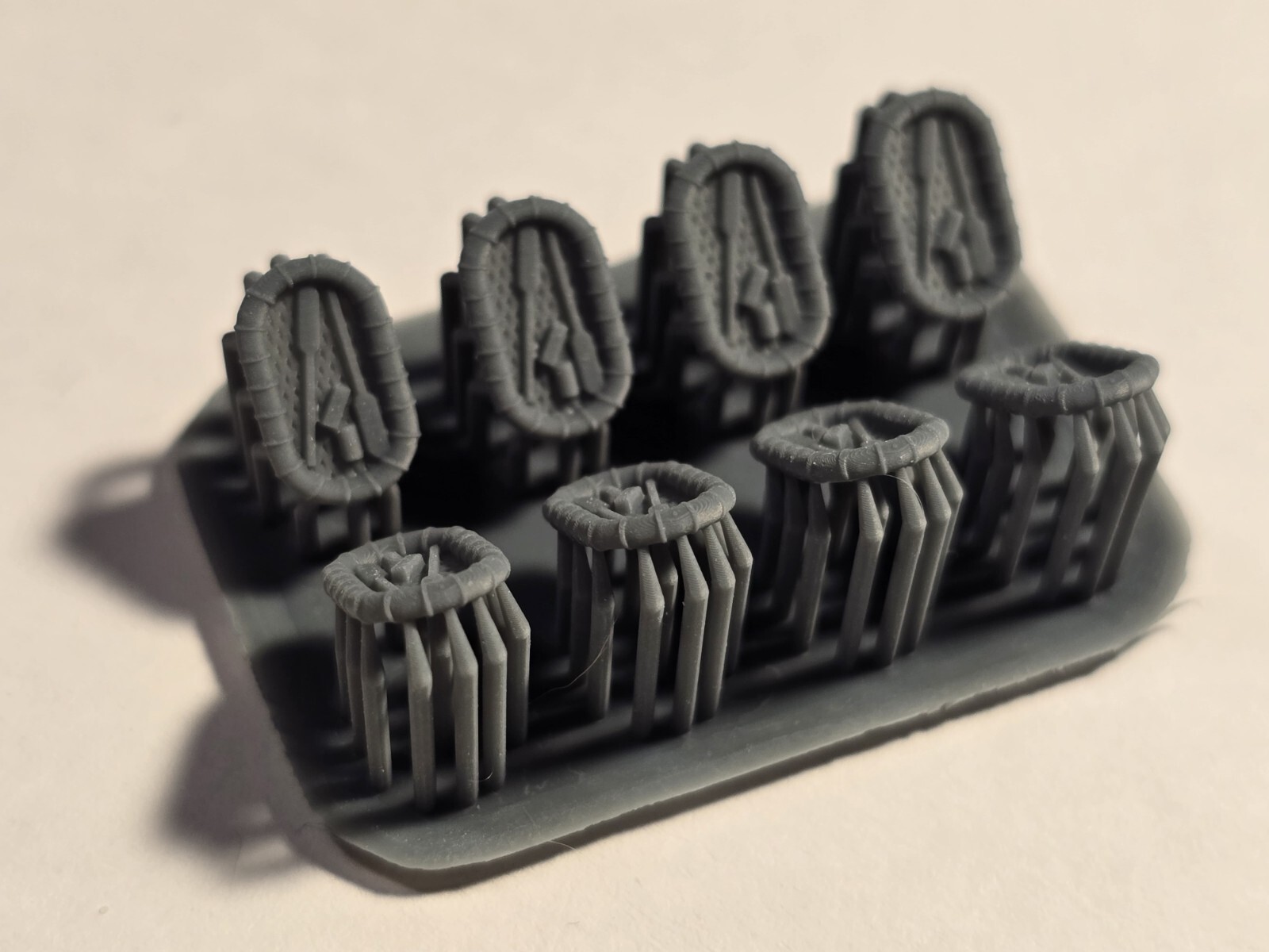 1/350 US Navy Oval Rafts x 12 3D Printed