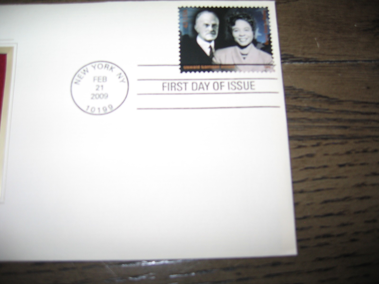 2009 Oswald Garrison Villard Daisy Gatson Bates Replica Golden Cover Stamp