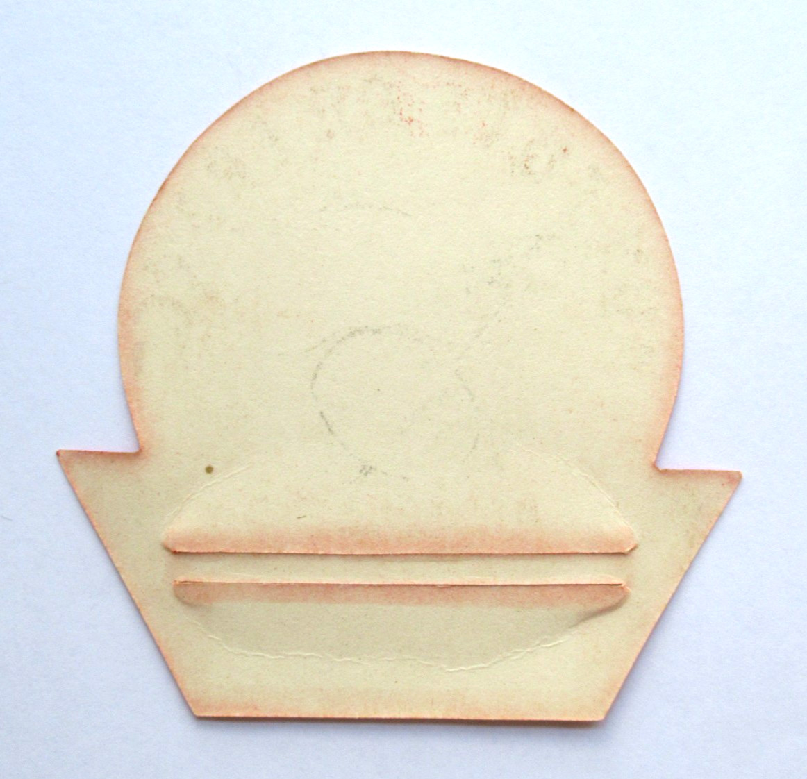 Vintage 1920s Aux Futs De France Bottle Topper Wine Advertising Ephemera Belgium