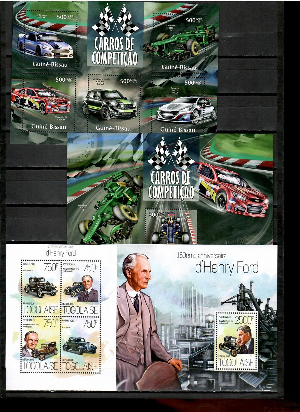 CARS / AUTOMOBILES [Pt.2] Collection 60 s/s Michel CV 707.50€ MNH #CNA424