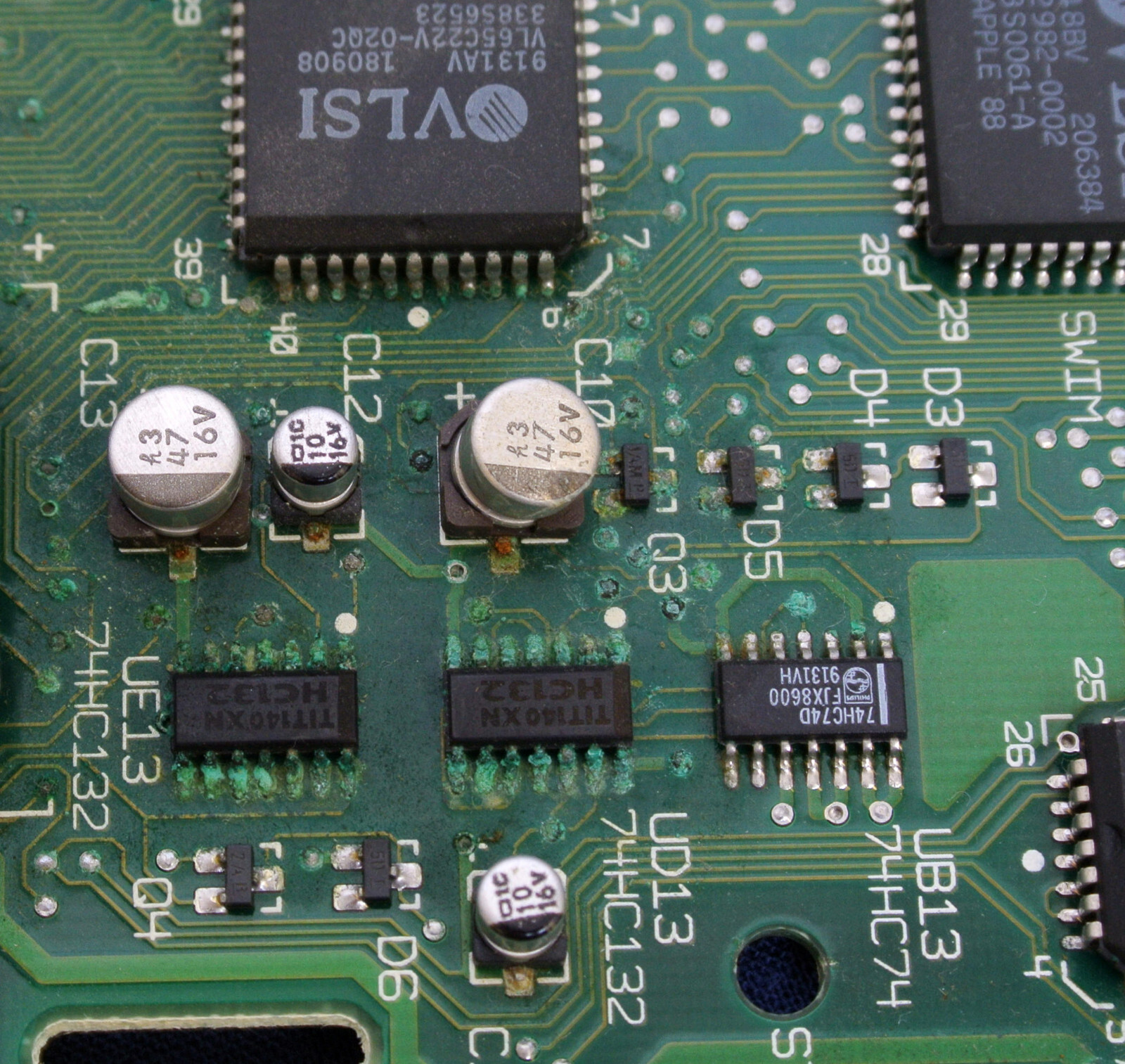 REPAIR SERVICE Apple Macintosh SE/30 Logic Board + Analog Board + PSU Recap