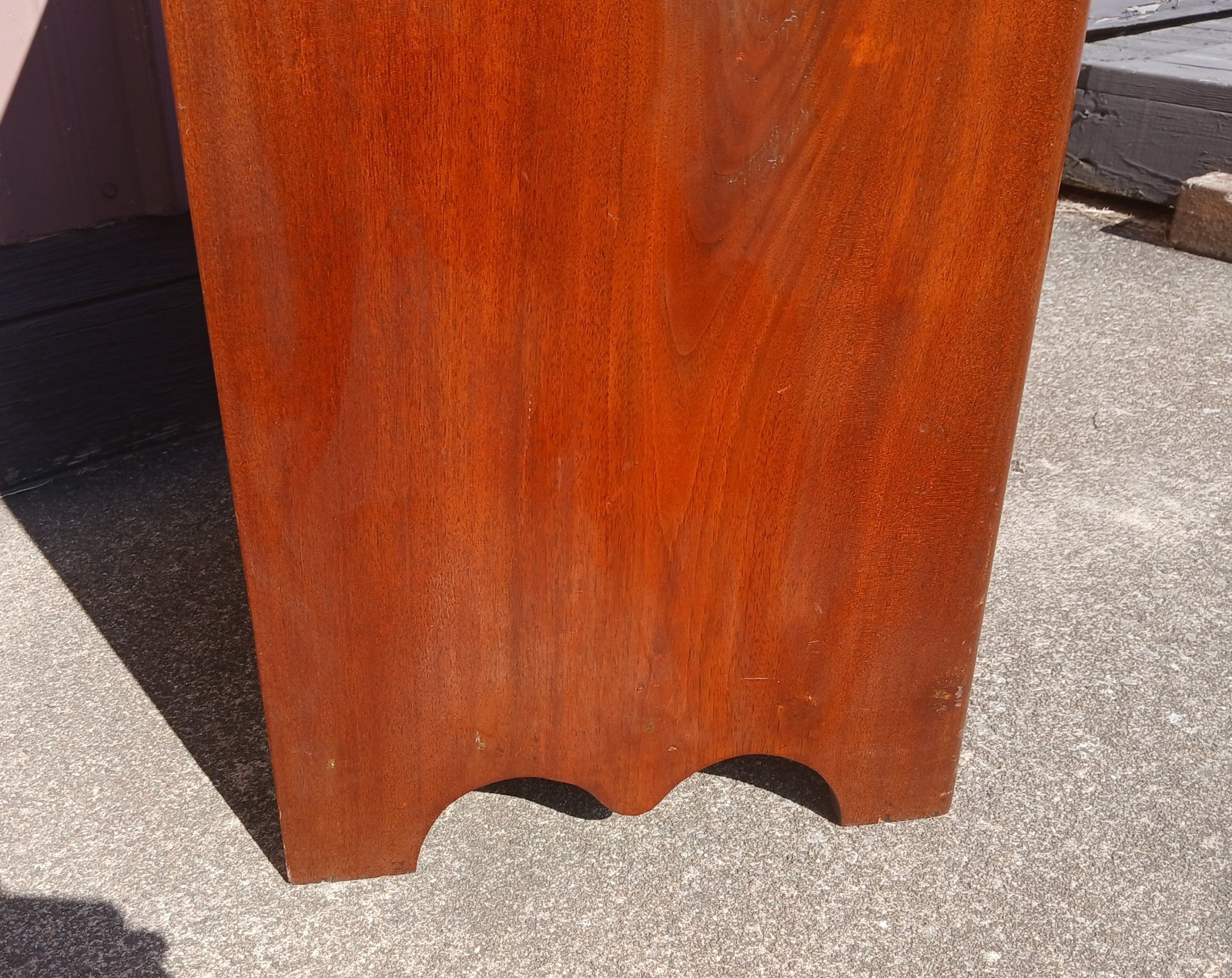 Antique Walnut One Door Wash Stand Commode with Drawer 1870s