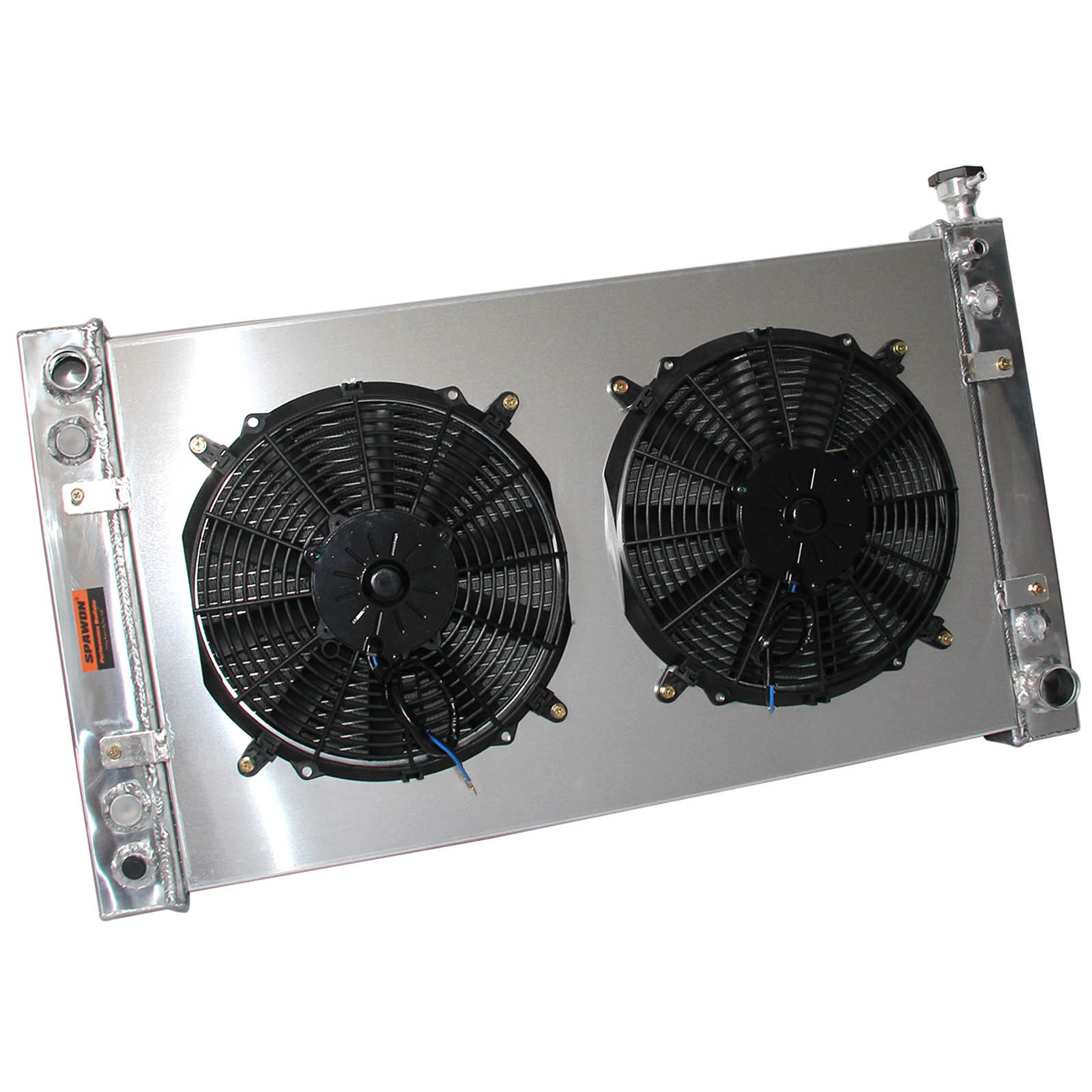 AT SPAWON For Chevrolet GMC Series Suburban 1988-1997 3Row Radiator + Fan Shroud