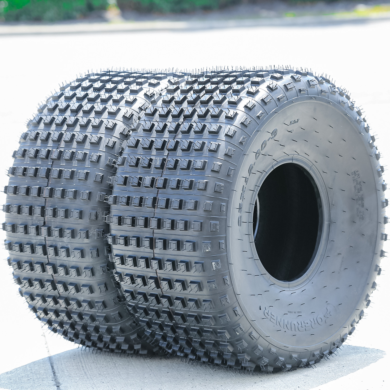 2 Forerunner Ares 25x12.00-9 25x12-9 56J 6 Ply AT A/T All Terrain ATV UTV Tires