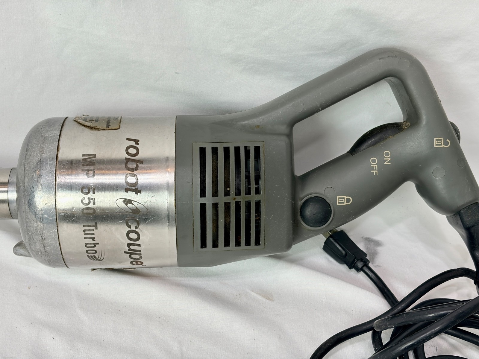 Robot Coupe MP 550 Turbo 18" Single Speed Immersion Blender - 1.1 HP "Read"