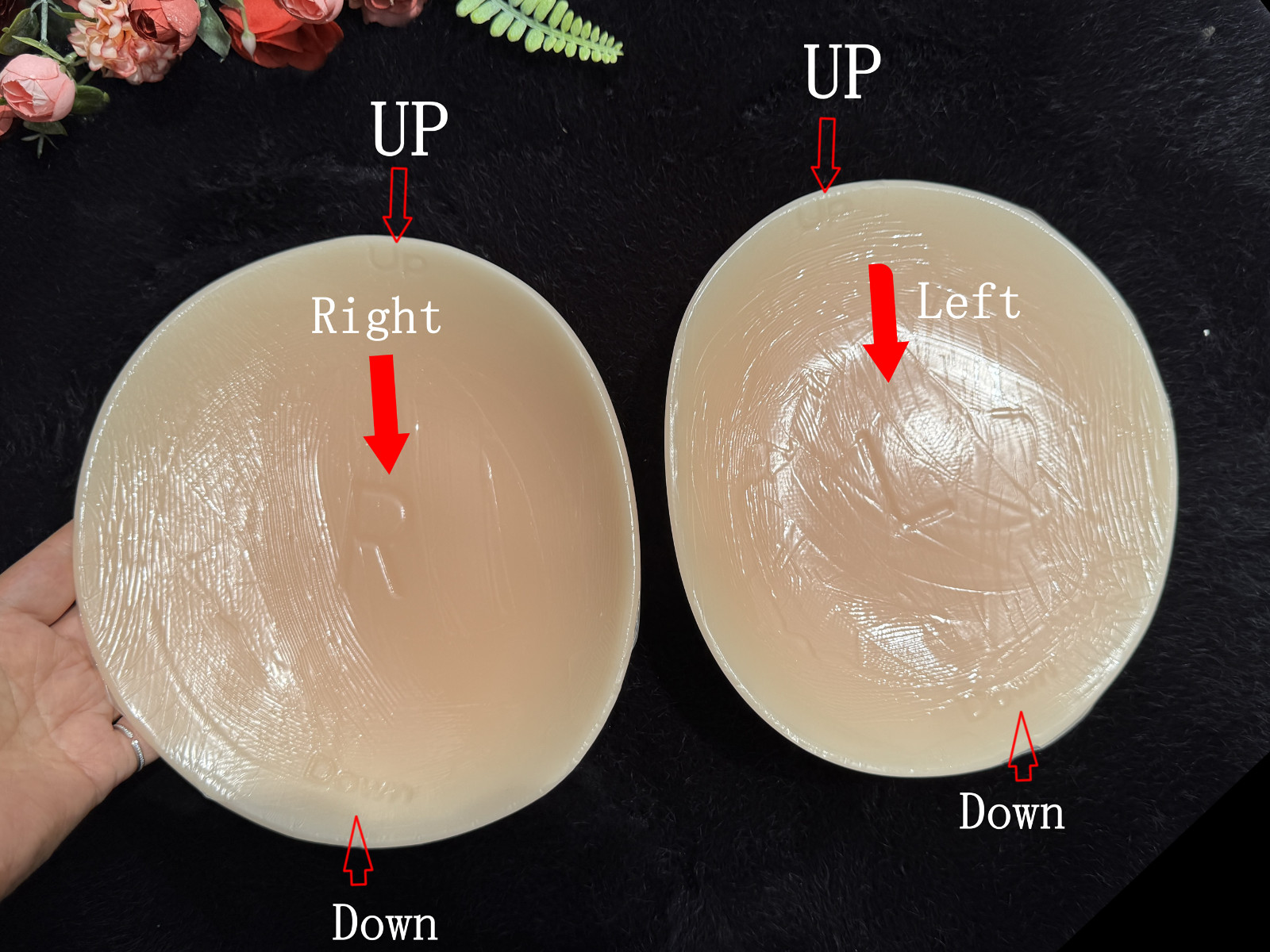 BIMEI 1400g Self-Adhesive Silicone Buttocks Pads Butt Enhancer Shaper Removable