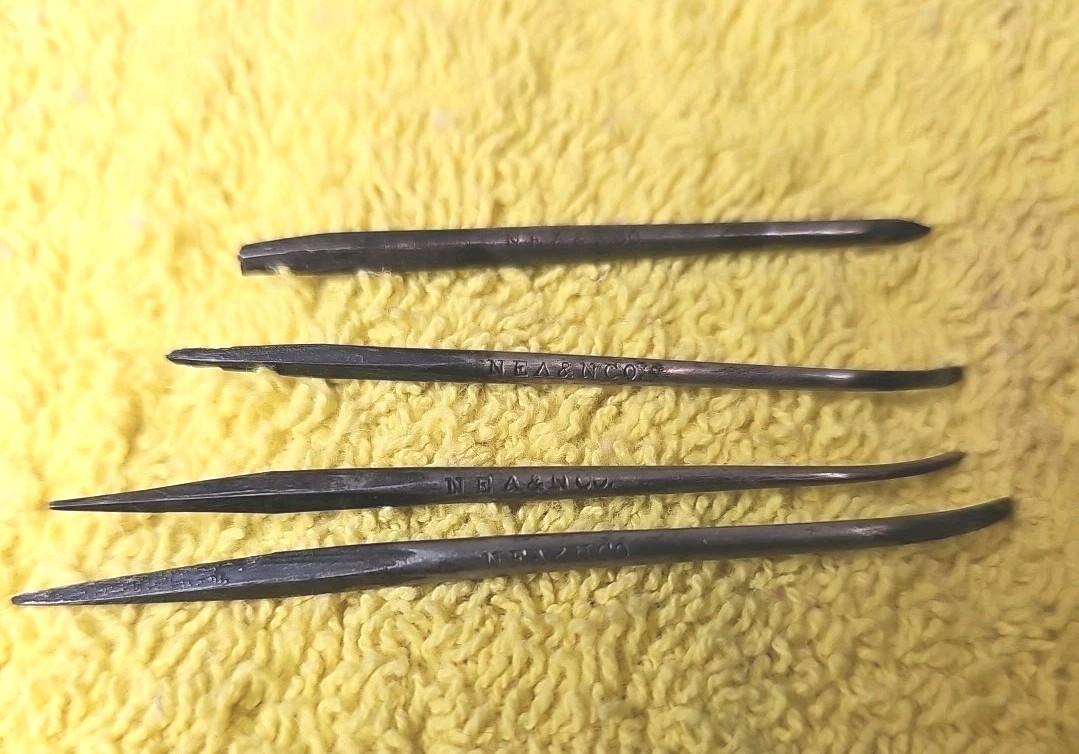 Antique Medical Surgical Suture Instruments NEA & N Co. Civil War Era Lot Of 8