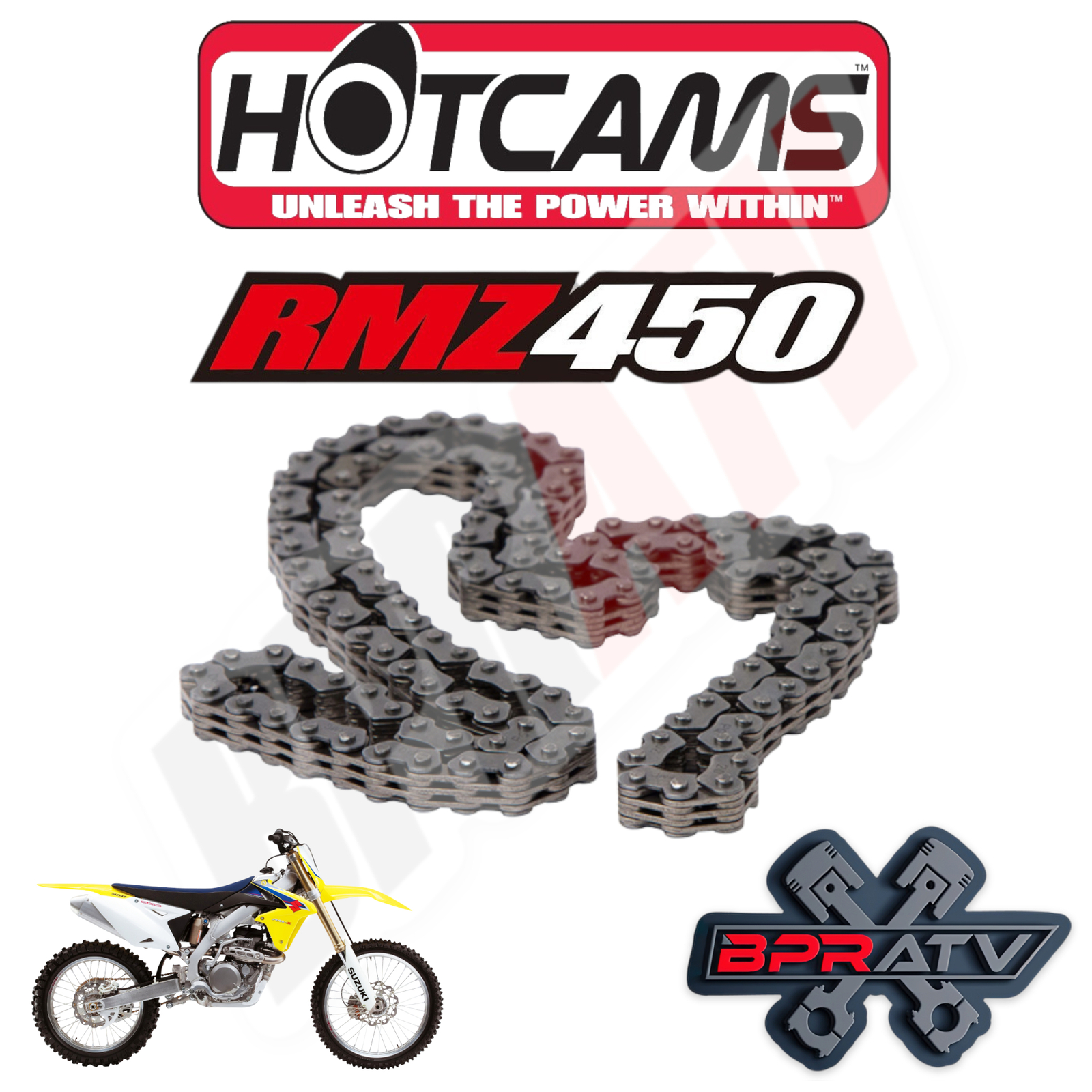 '5-20 Suzuki RMZ450 RMZ 450 Extreme Heavy Duty Hot Cams Hotcams Cam Timing Chain
