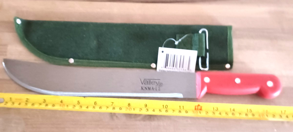 MACHETE VALLEY MACHETE 12" inch WITH SHEATH FULL TANG