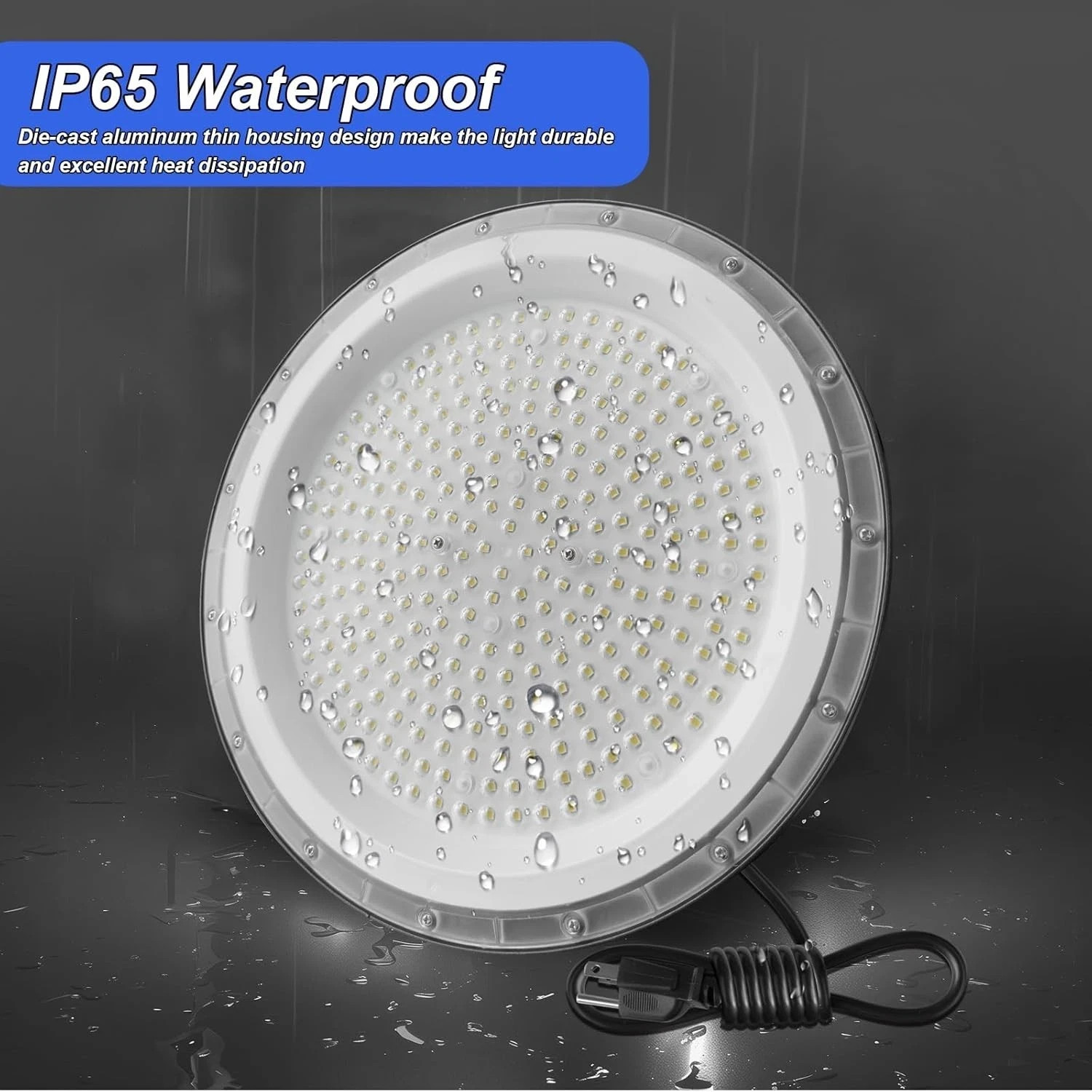 10 Pack 500W UFO LED High Bay Light Industrial Factory Warehouse Shop Commercial