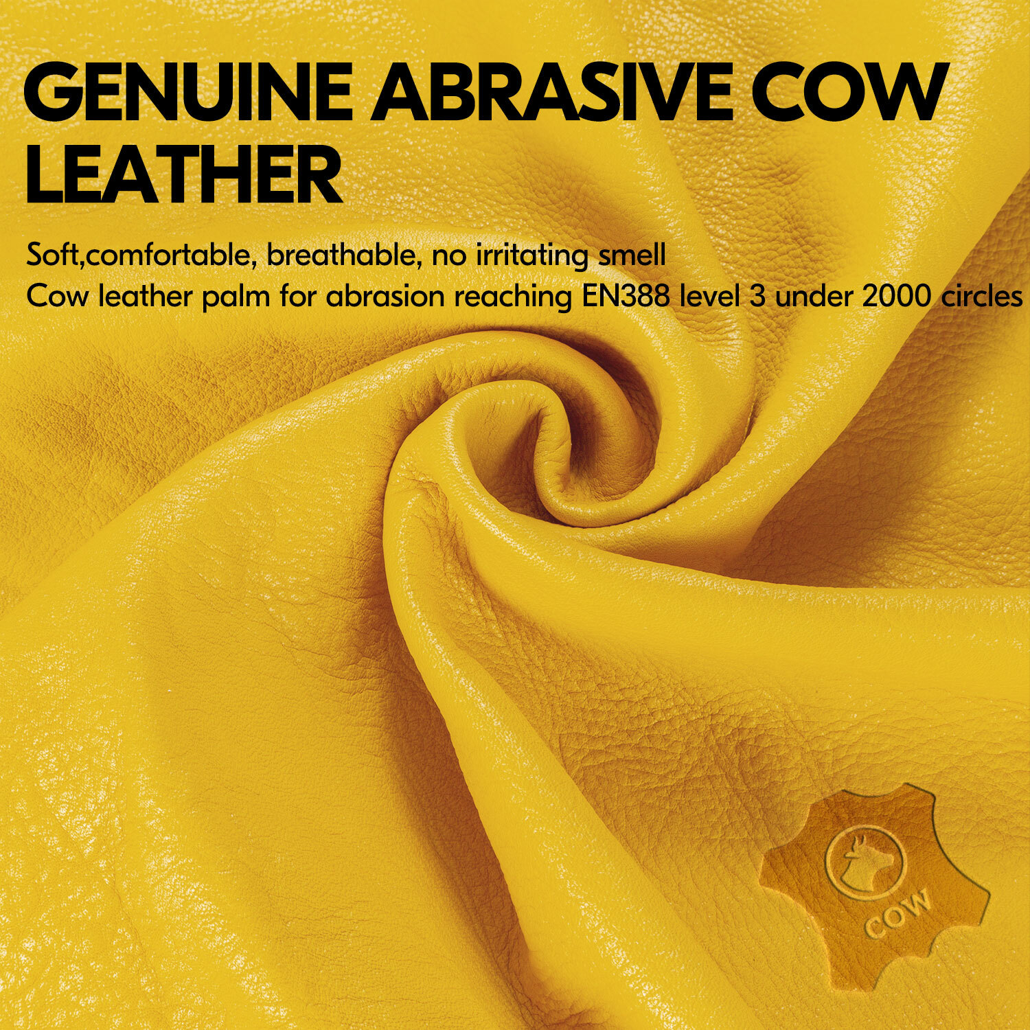 Vgo 1Pair Extra-Long Cuff Gardening Gloves, Puncture-proof Work Gloves(CA7472)