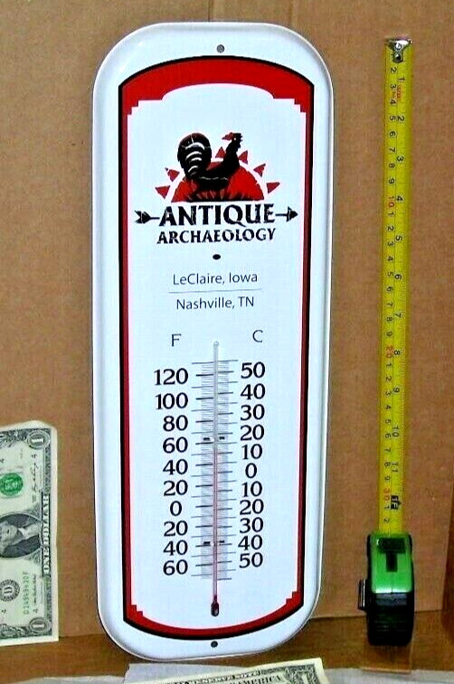 AMERICAN PICKERS -- TV SHOW -- Sign Dealers Mike & Frank -- ORIGINAL Thermometer